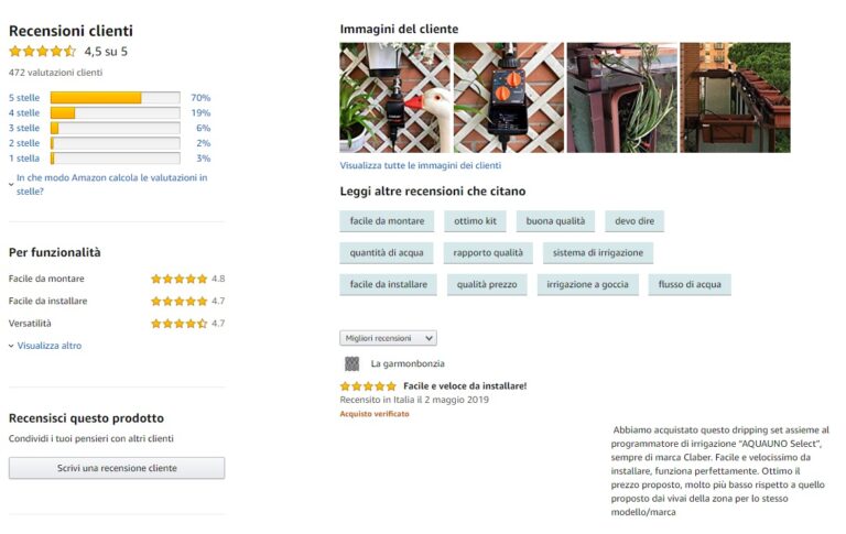 L'analisi dei dati esistenti per capire cosa vendere su Amazon - le recensioni